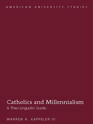 cover image of Catholics and Millennialism